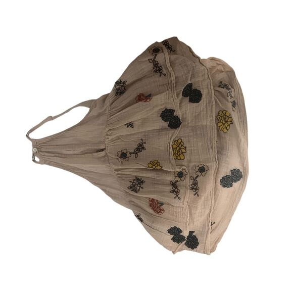 Boom Shankar Floral Ebroidered Tank Top by Natural Life Size Small Good Conditio - Picture 4 of 5